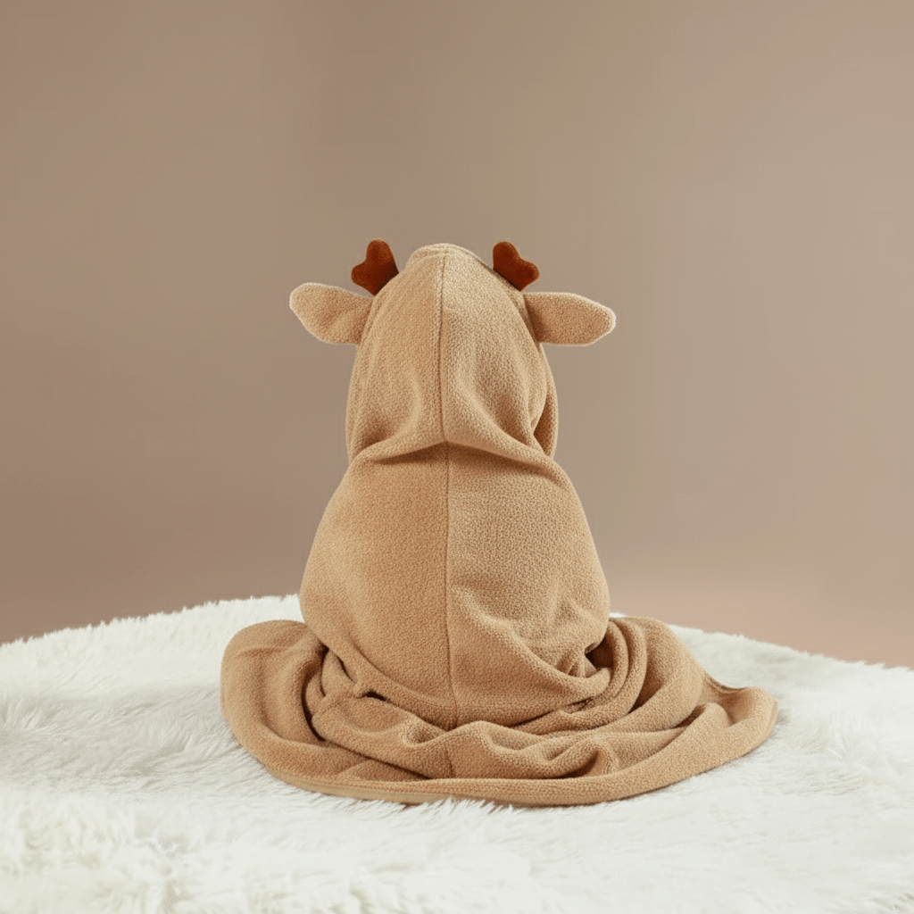 Cape de Bain Bébé Cerf : Douceur et Protection pour Bébé Inégalées