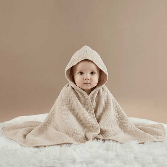 Cape de Bain Coton : Douceur Incomparable pour Bébé, Confort Optimal