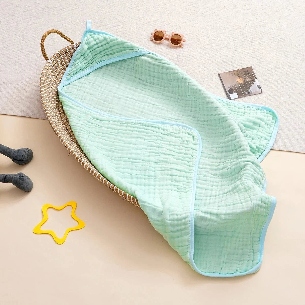 Cape de Bain Gaze de Coton – Offrez Douceur & Confort Unique