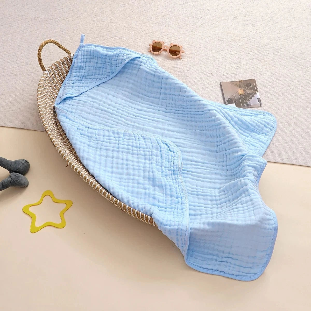 Cape de Bain Gaze de Coton – Offrez Douceur & Confort Unique