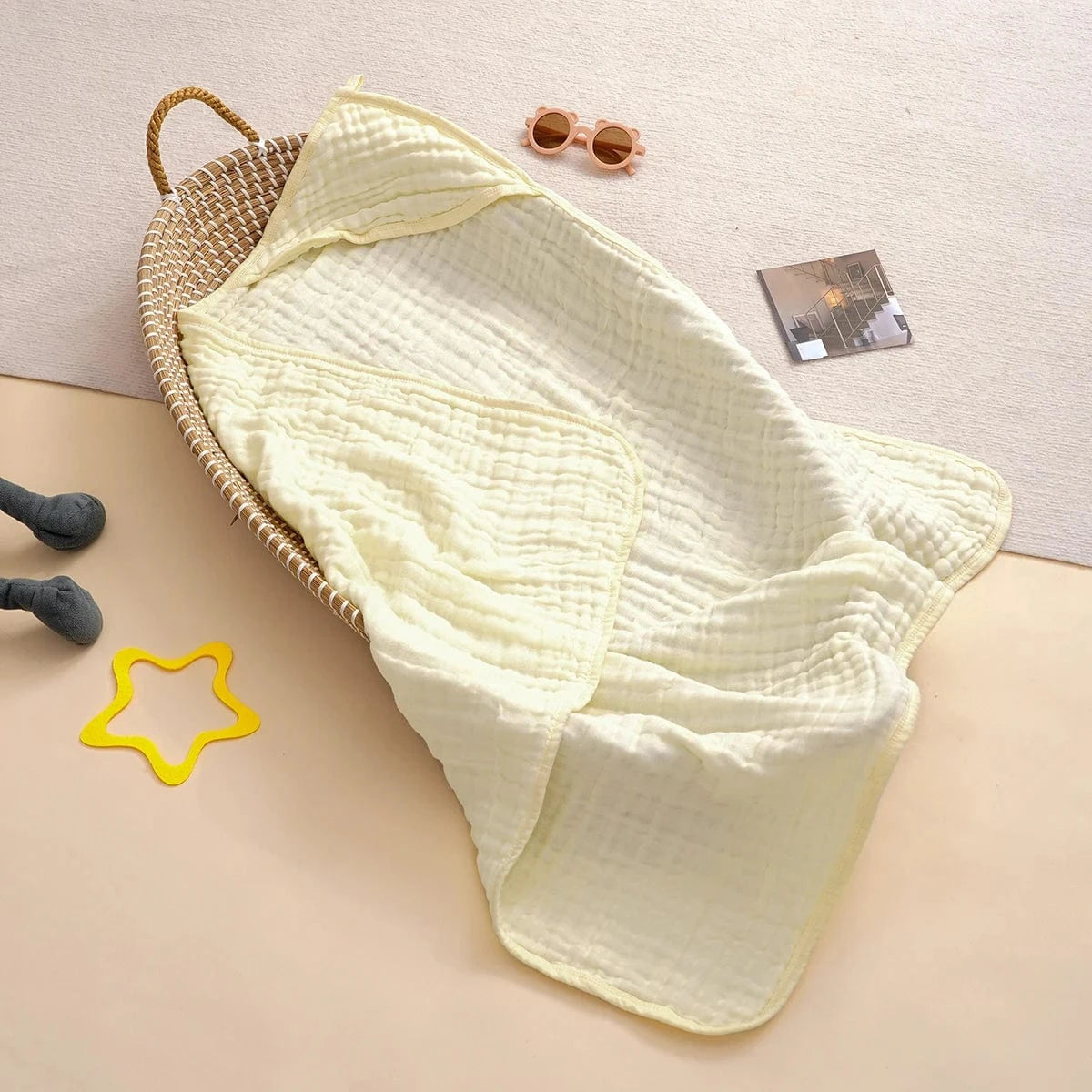 Cape de Bain Gaze de Coton – Offrez Douceur & Confort Unique