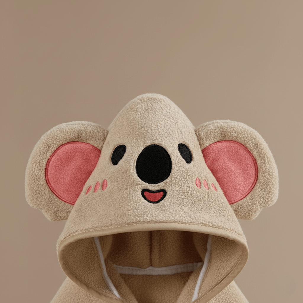 Cape de Bain Koala : Douceur et Protection pour Bébé Inégalées