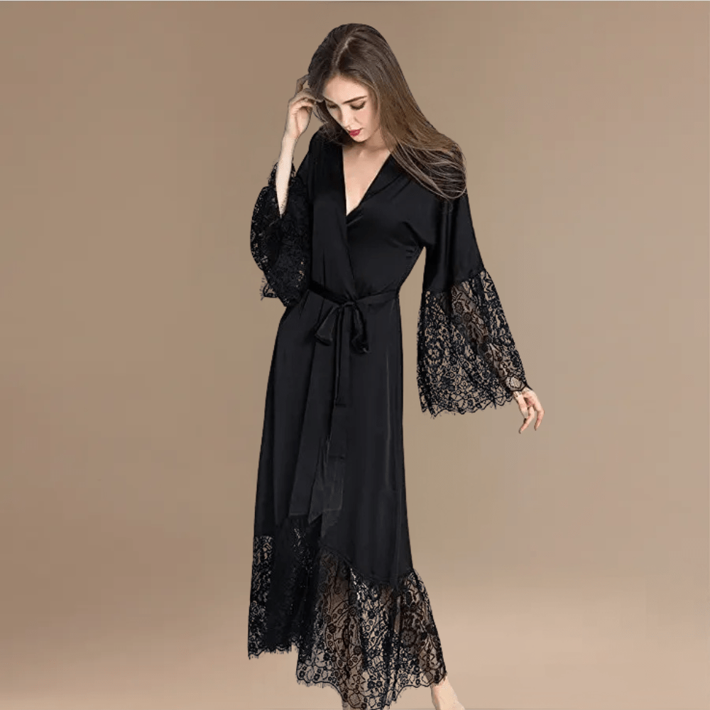 Kimono Dentelle Long – Sublimez Votre Style avec Élégance Unique