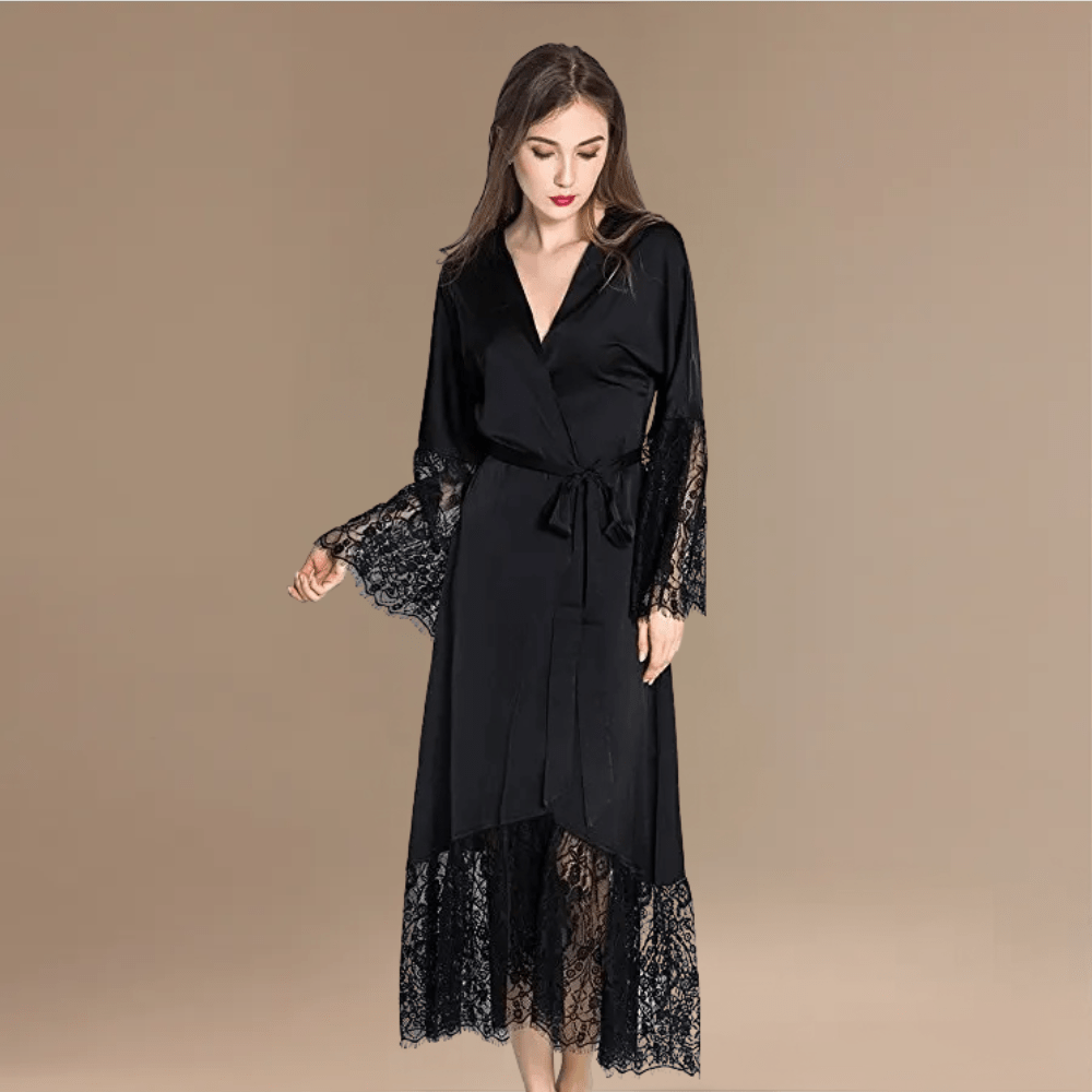 Kimono Dentelle Long – Sublimez Votre Style avec Élégance Unique