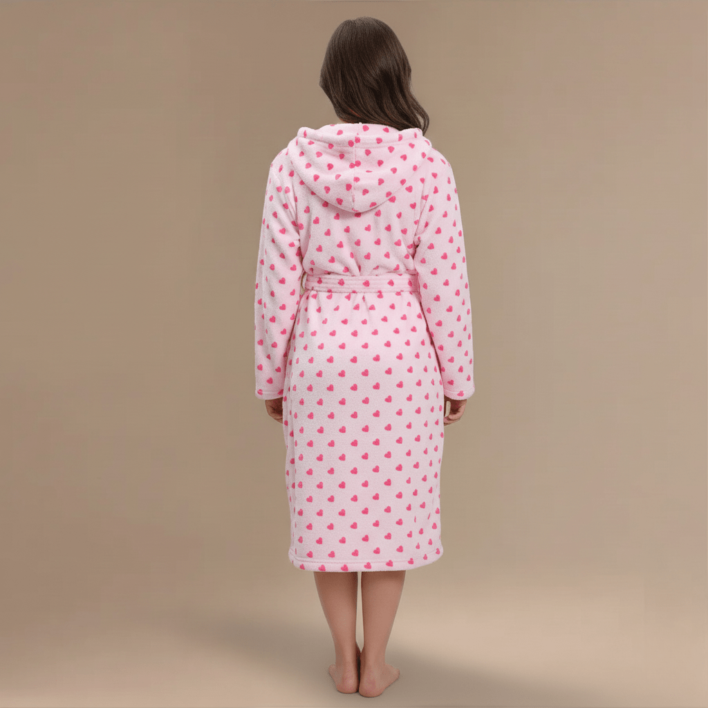 Peignoir Coeur – Sublimez Votre Élégance avec un Charme Unique