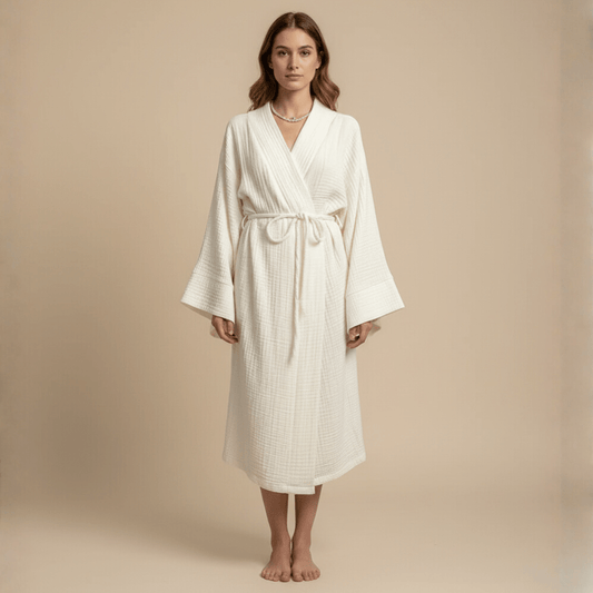 Peignoir Coton – Confort Exceptionnel & Élégance Naturelle