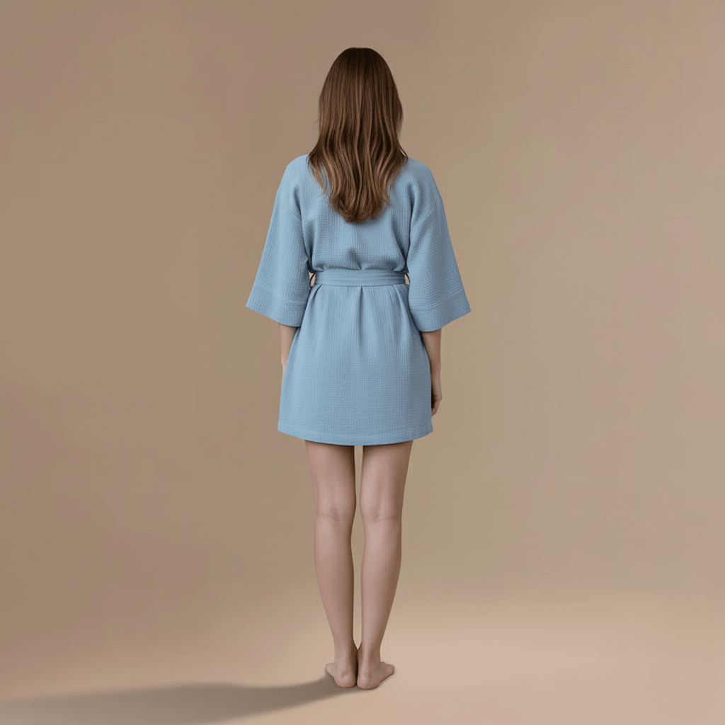 Peignoir coton léger femme – Confort absolu et élégance révélée