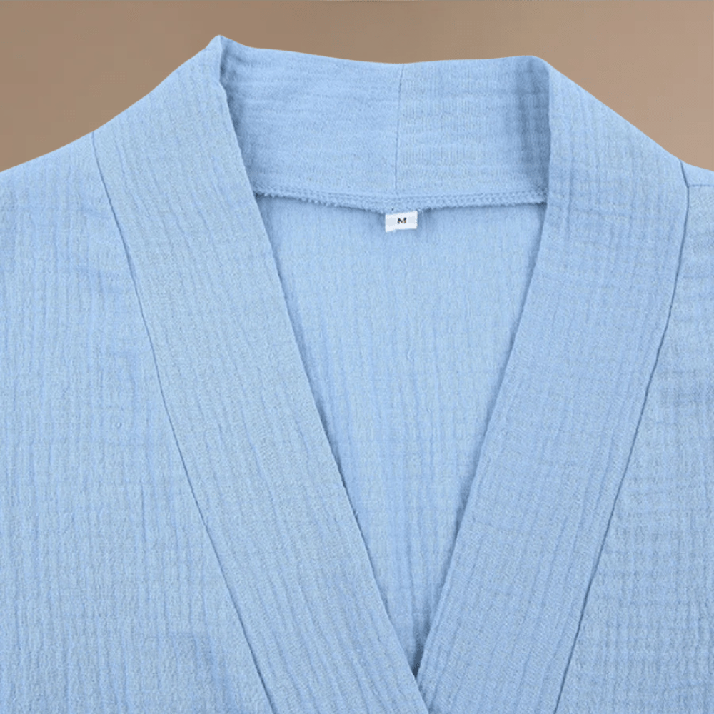 Peignoir coton léger femme – Confort absolu et élégance révélée