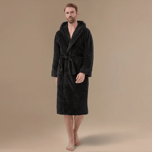 Peignoir Court Homme Polaire – Confort Ultime & Style Inégalé