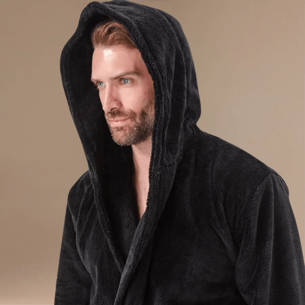 Peignoir Court Homme Polaire – Confort Ultime & Style Inégalé