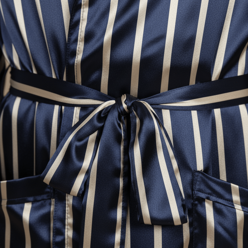 Peignoir Court Homme Satin – Élégance et confort pour séduire