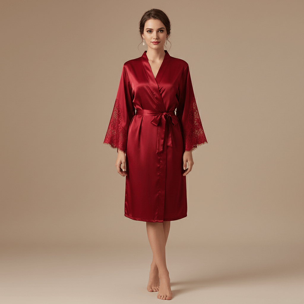 Peignoir en Dentelle Femme – Élégance Sublime pour vos Moments Intimes