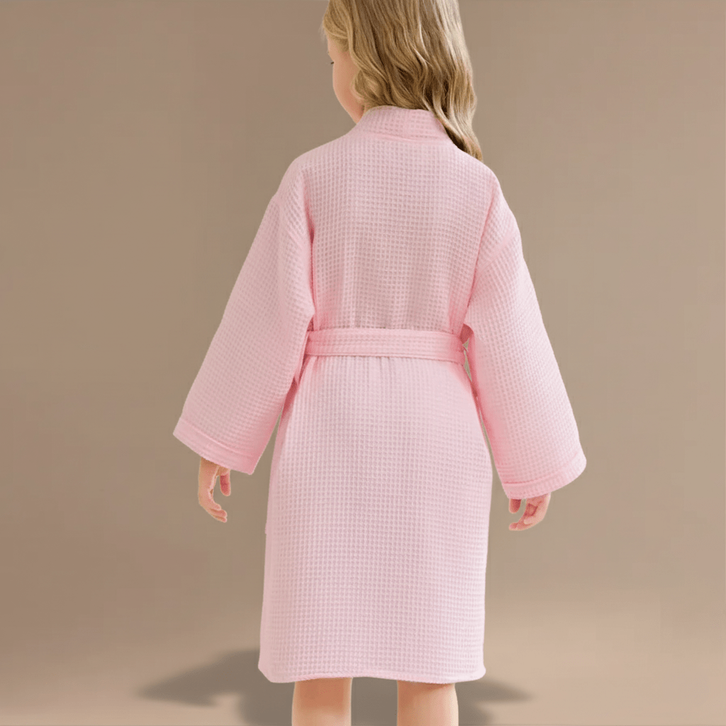 Peignoir Enfant Nid d'Abeille - Douceur et Style Unique à Découvrir