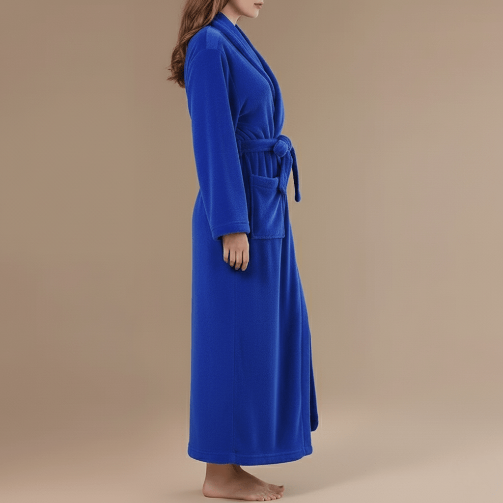 Peignoir Femme Bleu - Élégance et Confort, Craquez Dès Maintenant