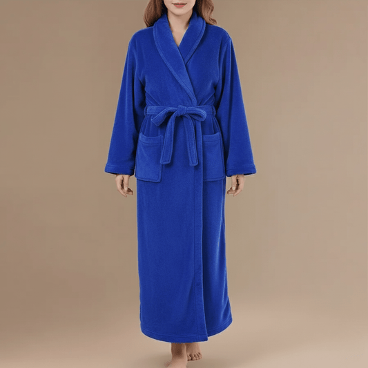 Peignoir Femme Bleu - Élégance et Confort, Craquez Dès Maintenant
