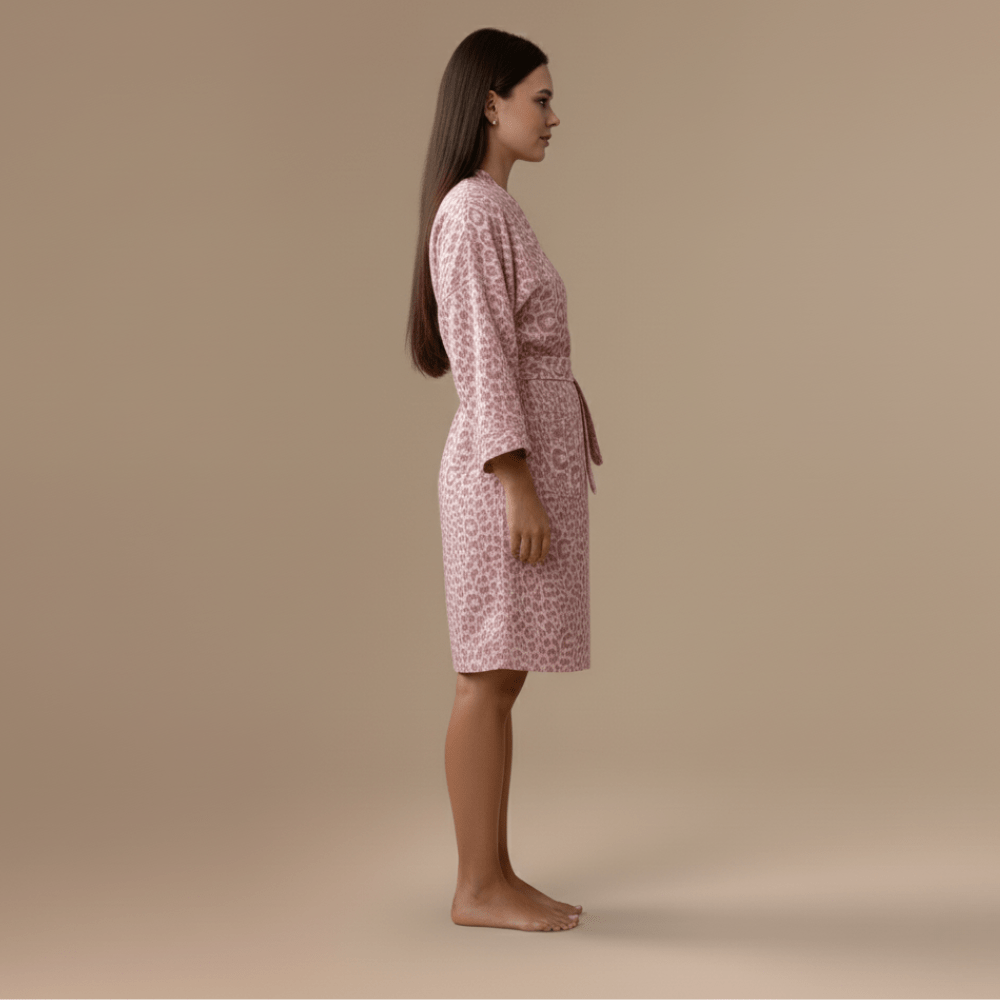 Peignoir Femme Coton Rose – Élégance et Confort à Découvrir
