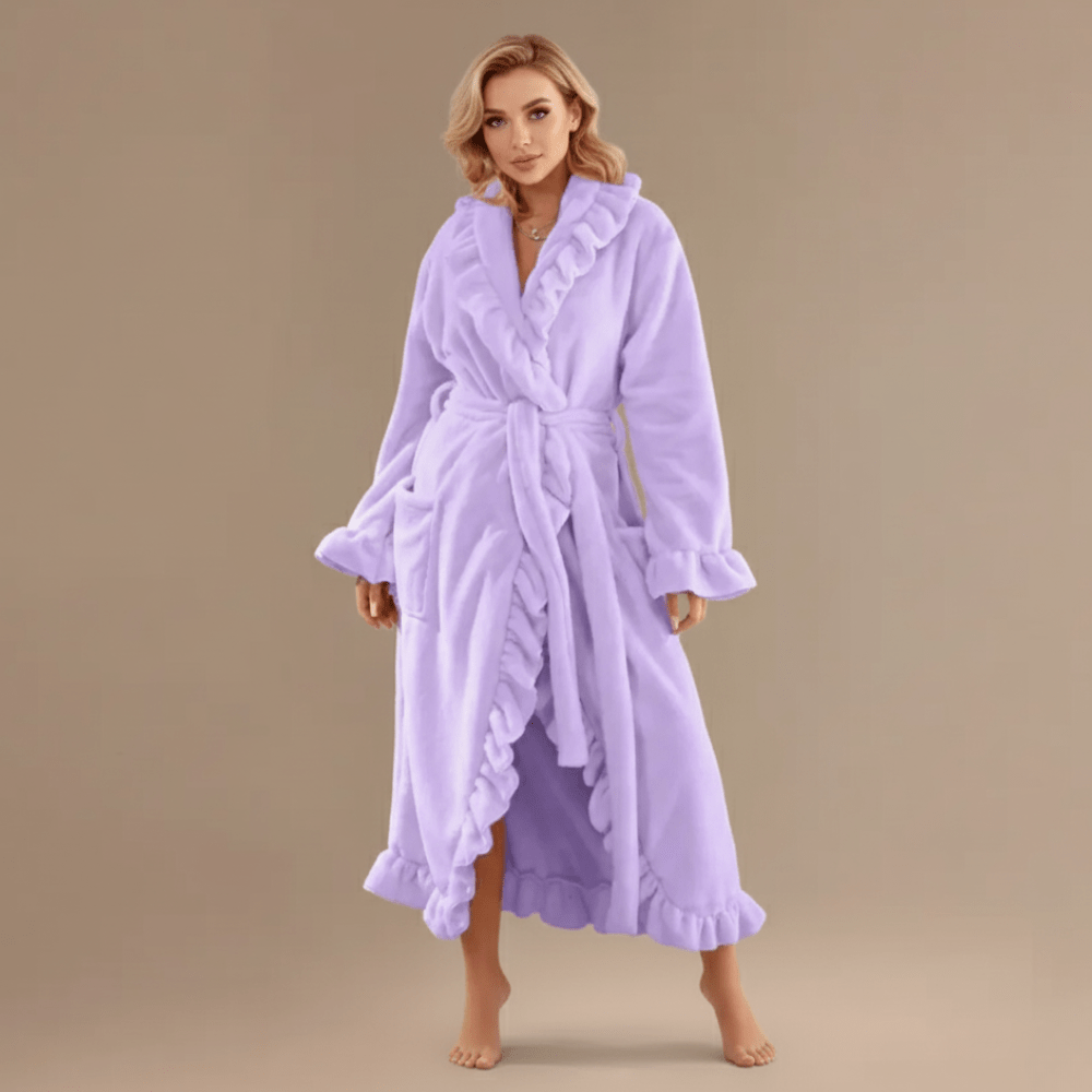 Peignoir Femme Flanelle – Confort Luxueux pour des Moments Uniques