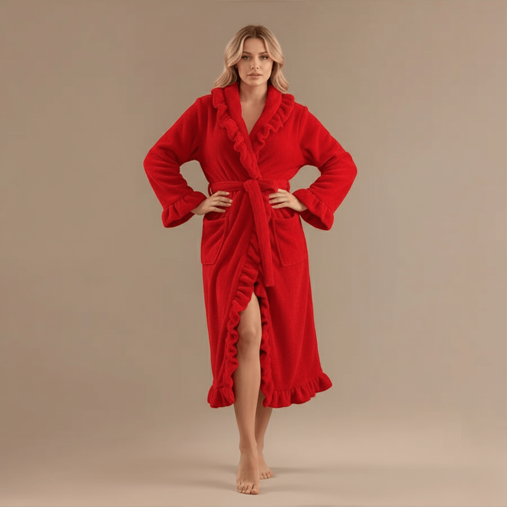 Peignoir Femme Flanelle – Confort Luxueux pour des Moments Uniques