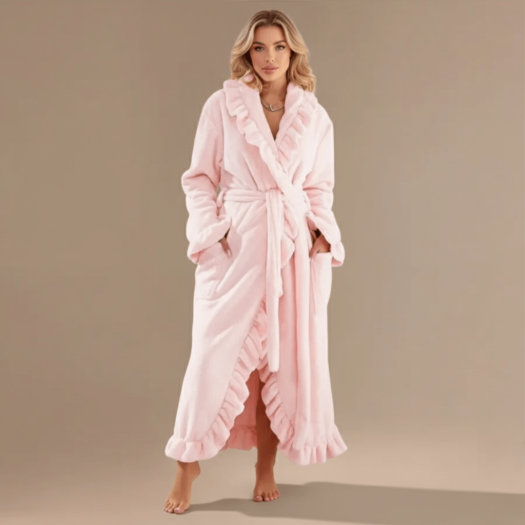 Peignoir Femme Flanelle – Confort Luxueux pour des Moments Uniques