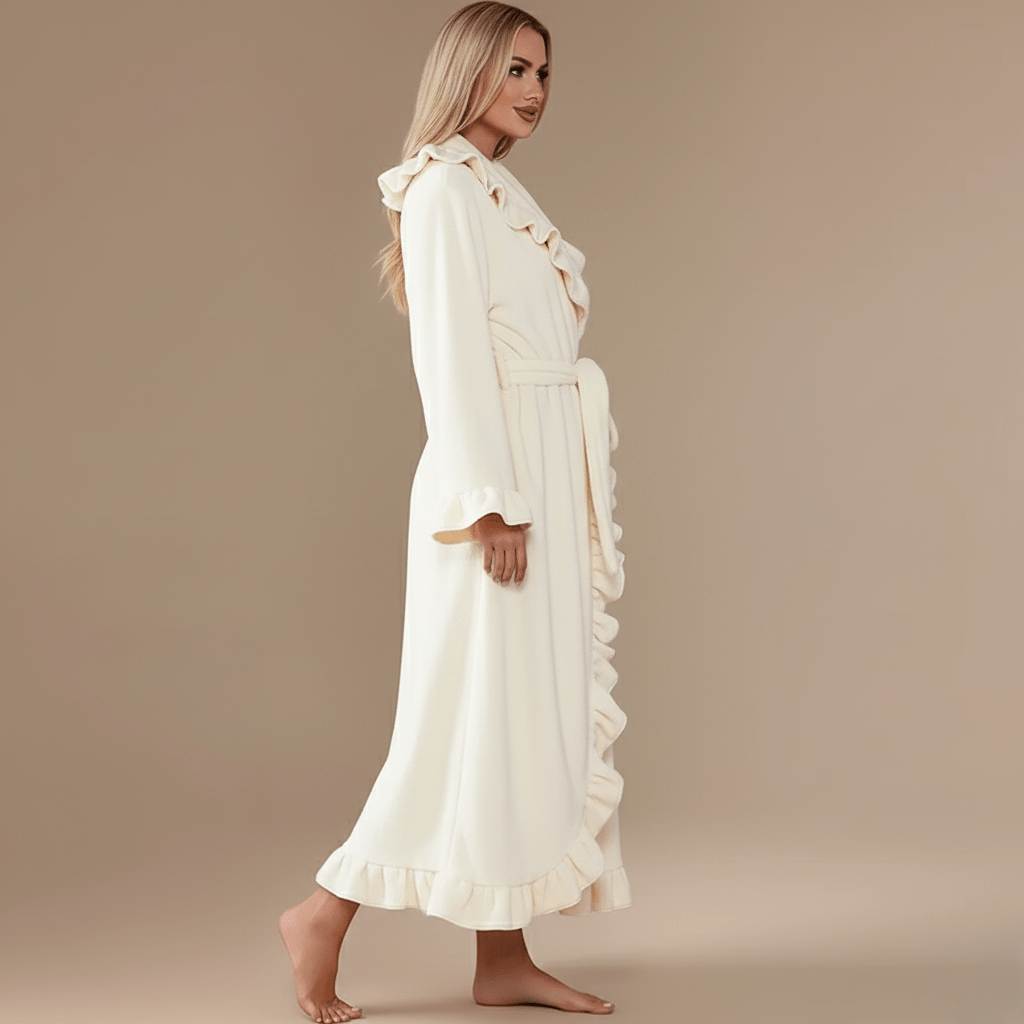 Peignoir Femme Flanelle – Confort Luxueux pour des Moments Uniques