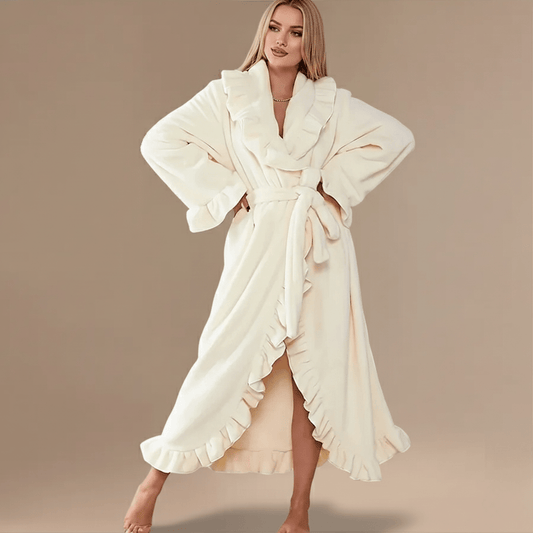 Peignoir Femme Flanelle – Confort Luxueux pour des Moments Uniques