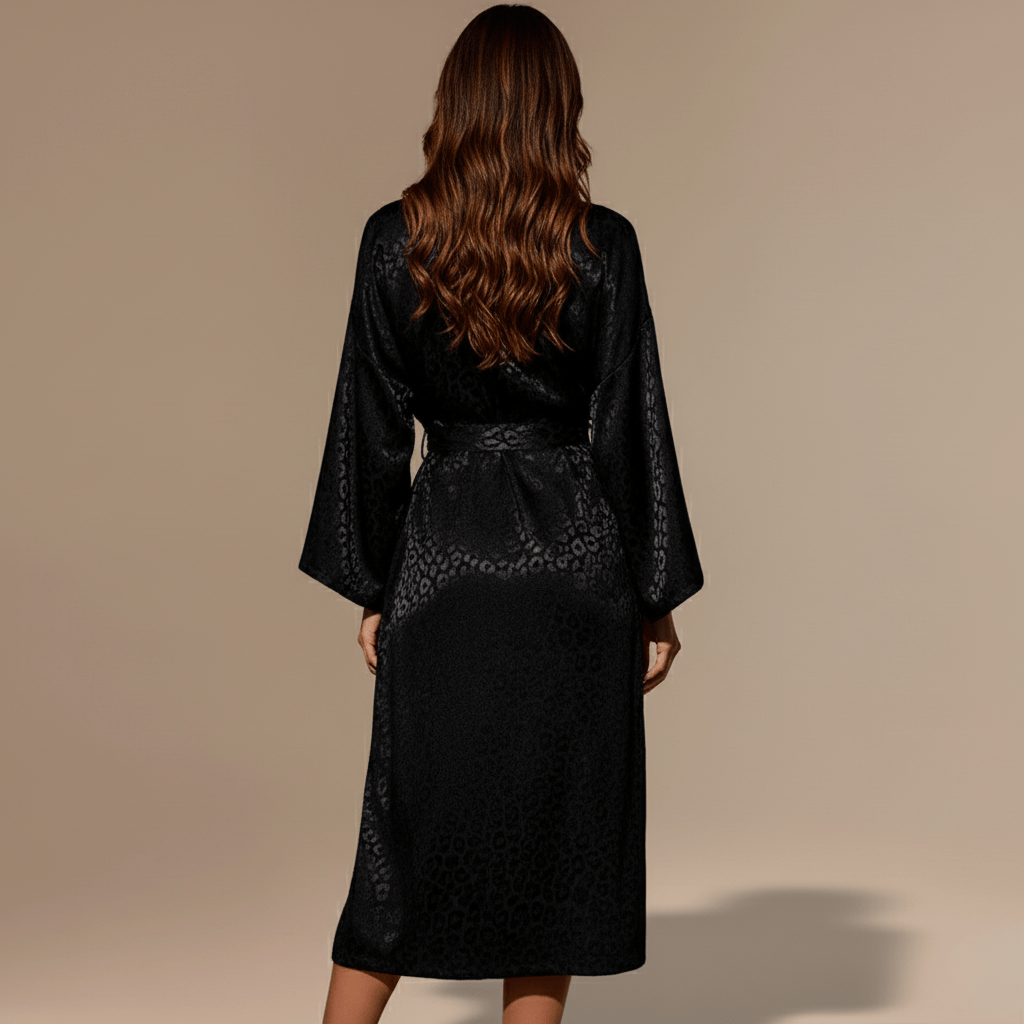 Peignoir Femme Leopard – Sublimez Votre Charme avec Audace