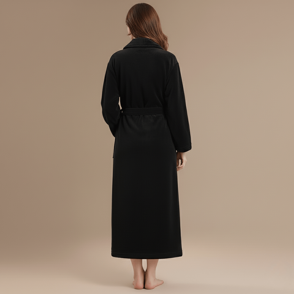 Peignoir Femme Noir - Élégance et Confort, Craquez Dès Maintenant