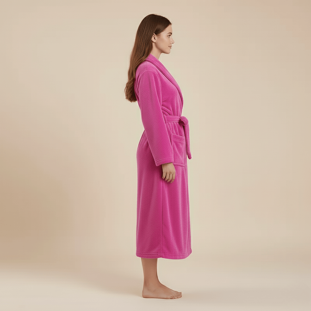 Peignoir Femme Rose - Élégance et Confort, Craquez Dès Maintenant
