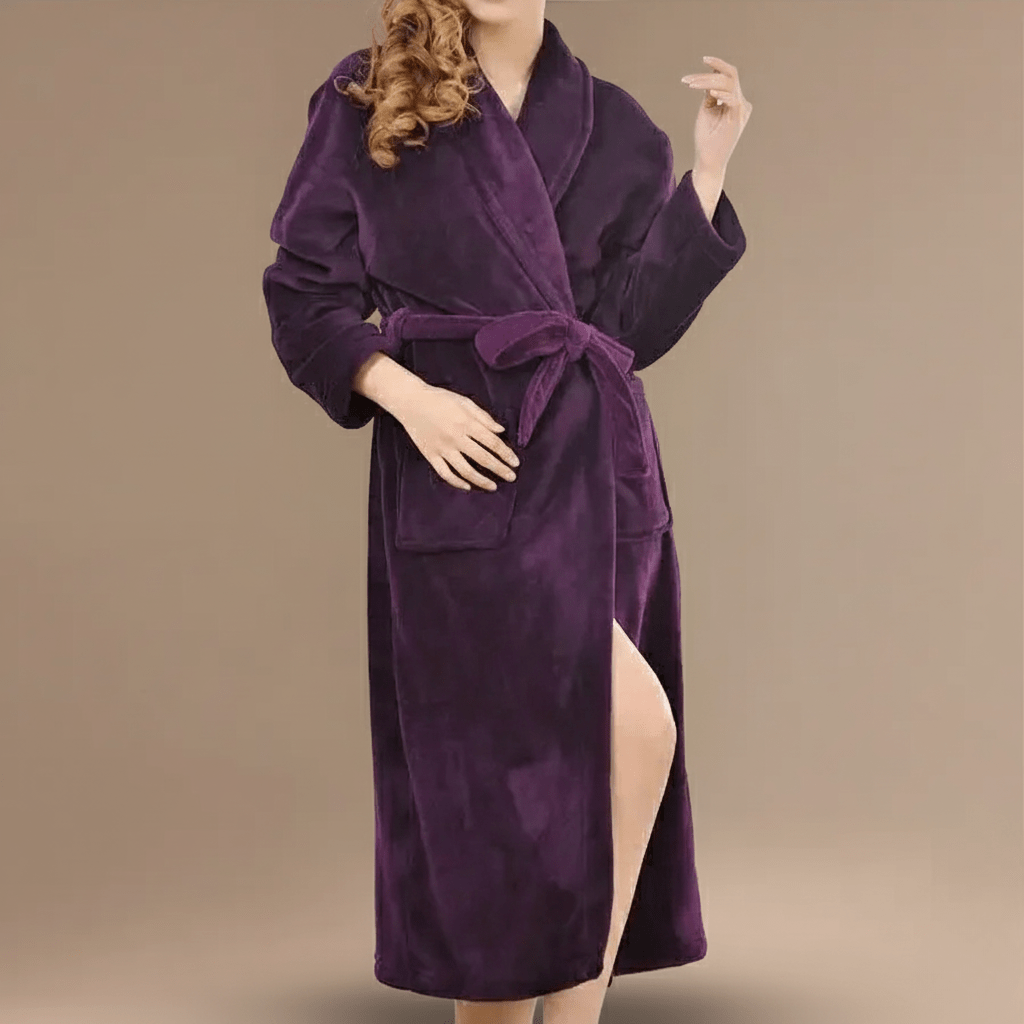Peignoir Femme Violet - Élégance et Confort, Craquez Dès Maintenant