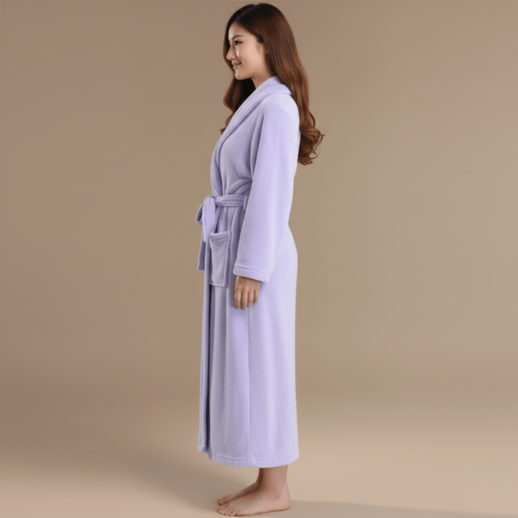 Peignoir Femme Violet - Élégance et Confort, Craquez Dès Maintenant