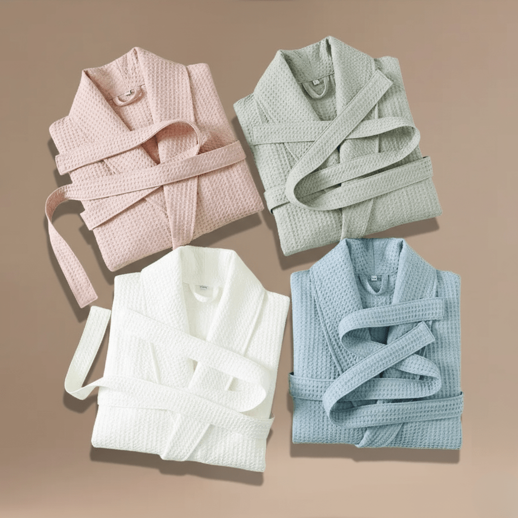 Peignoir Homme Nid d'Abeille – Confort Luxe et Élégance Inégalée