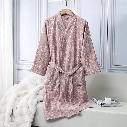 Peignoir Kimono Coton Femme – Élégance et Confort Inégalés