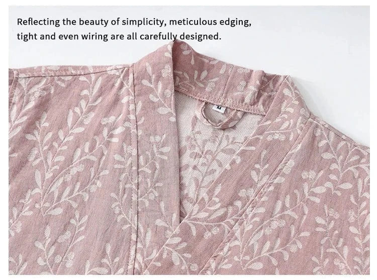 Peignoir Kimono Coton Femme – Élégance et Confort Inégalés