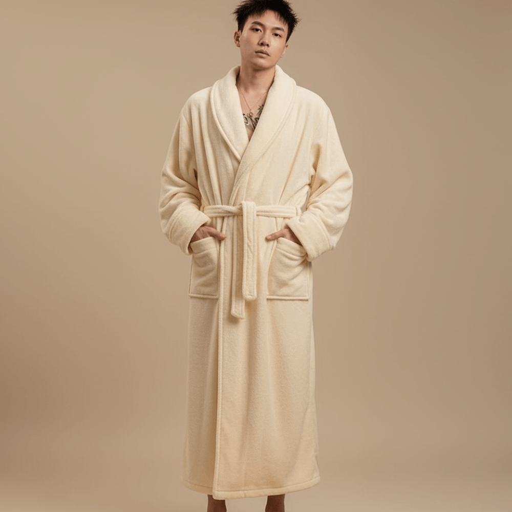 Peignoir Long Homme – Élégance & Confort pour un Style Inoubliable