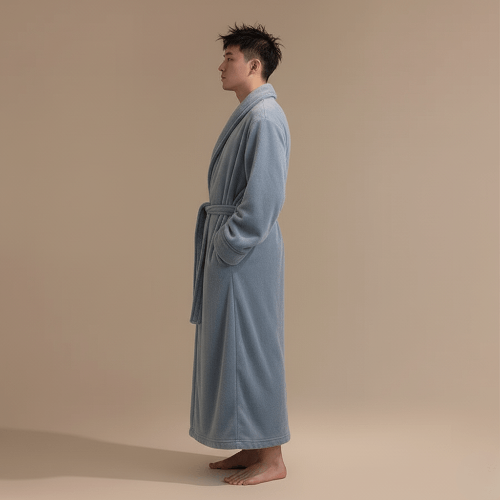 Peignoir Long Homme – Élégance & Confort pour un Style Inoubliable