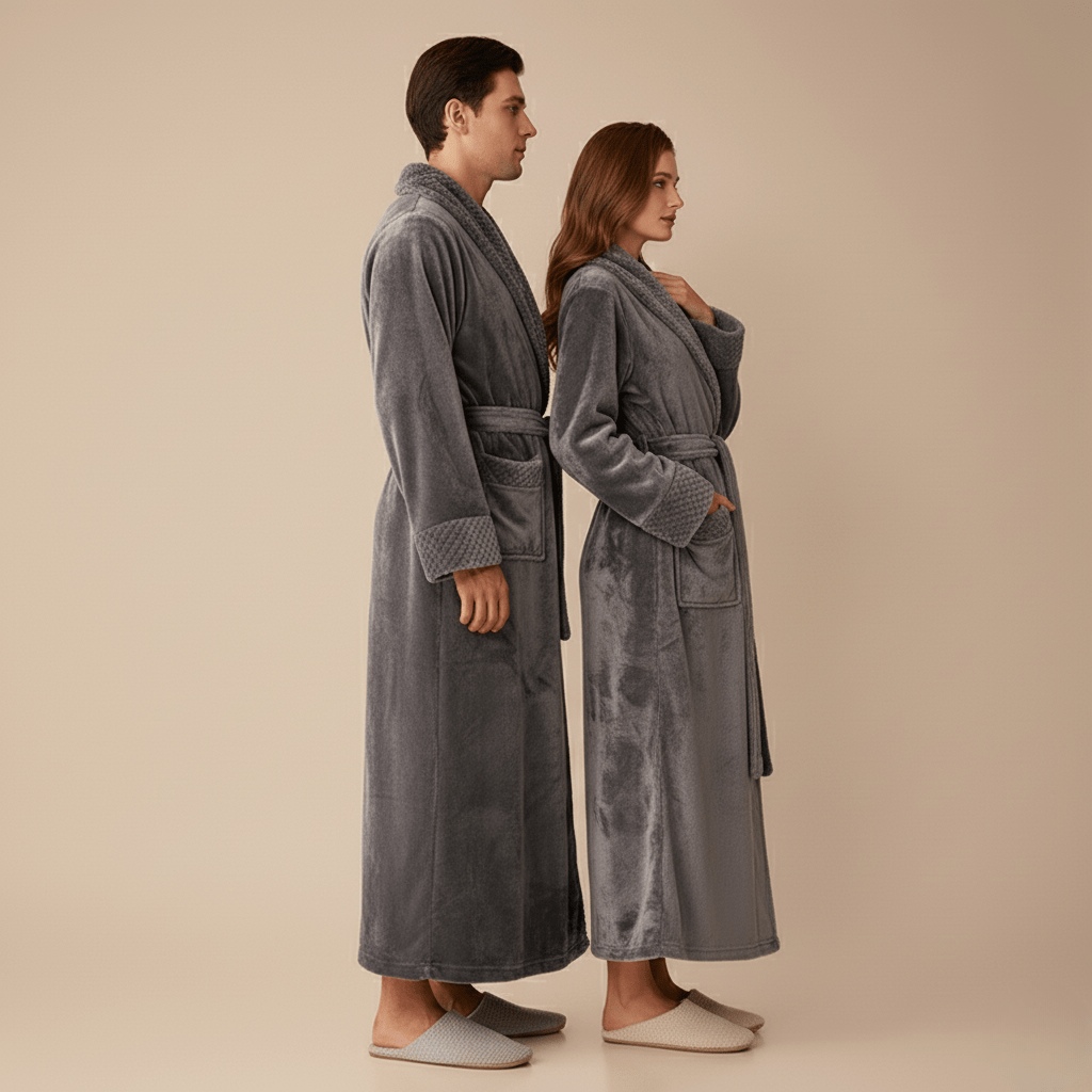 Peignoir Mixte : Confort Absolu et Style Unique à Découvrir