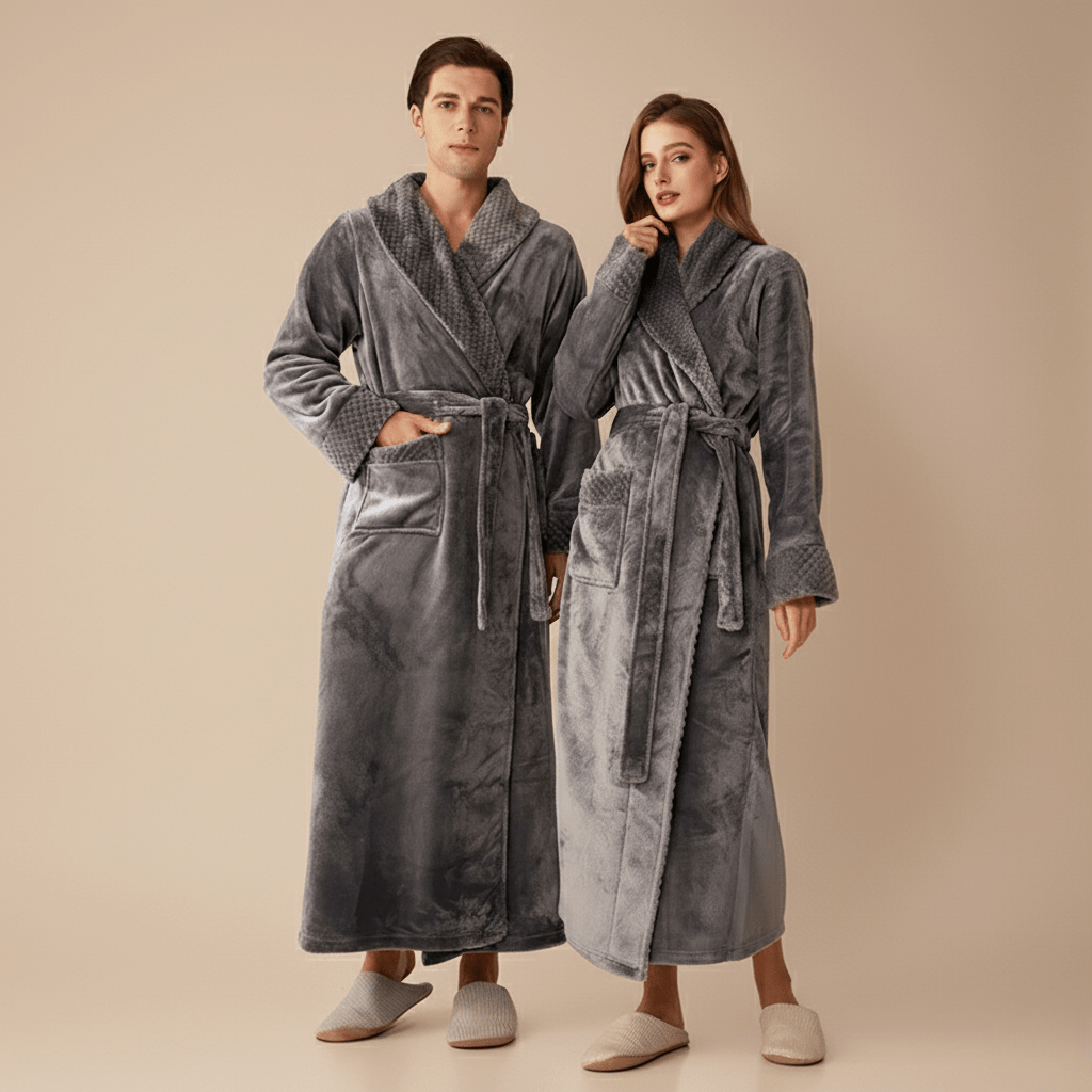 Peignoir Mixte : Confort Absolu et Style Unique à Découvrir