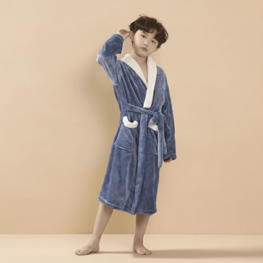 Peignoir Polaire Enfant – Confort Douillet et Style Irrésistible