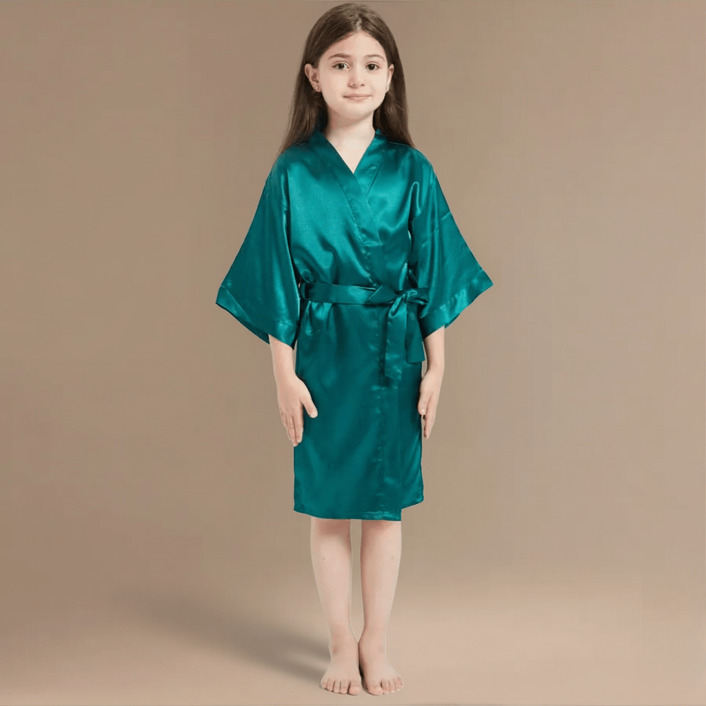 Peignoir Satin Fille – Élégance Douce et Confort Irrésistible
