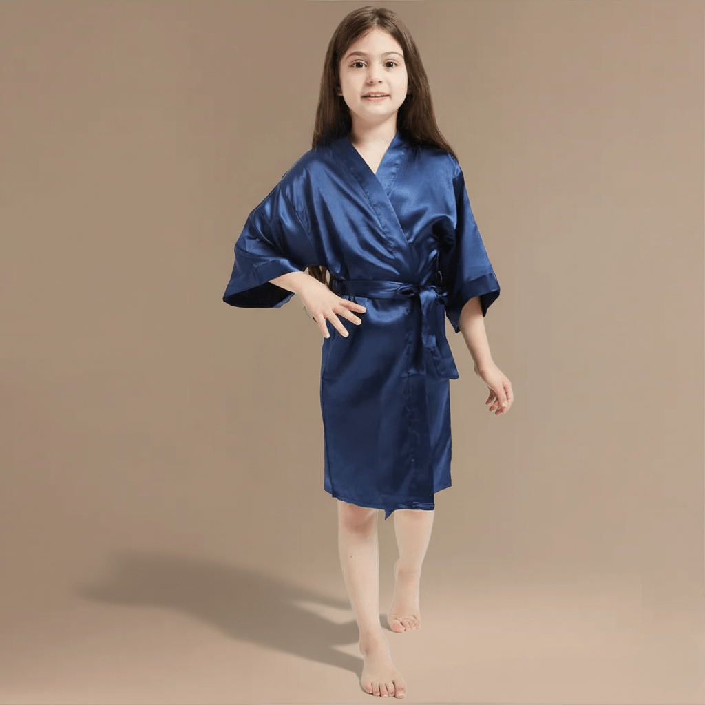 Peignoir Satin Fille – Élégance Douce et Confort Irrésistible