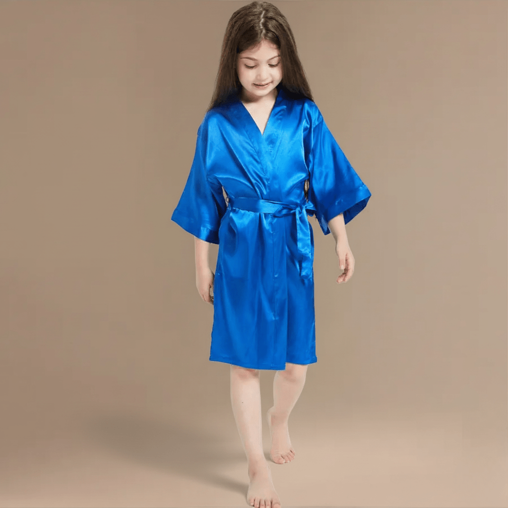 Peignoir Satin Fille – Élégance Douce et Confort Irrésistible