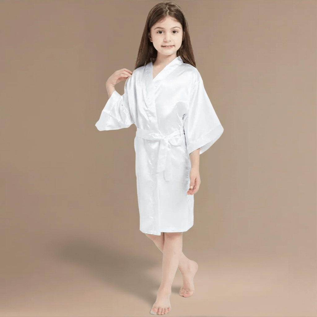 Peignoir Satin Fille – Élégance Douce et Confort Irrésistible