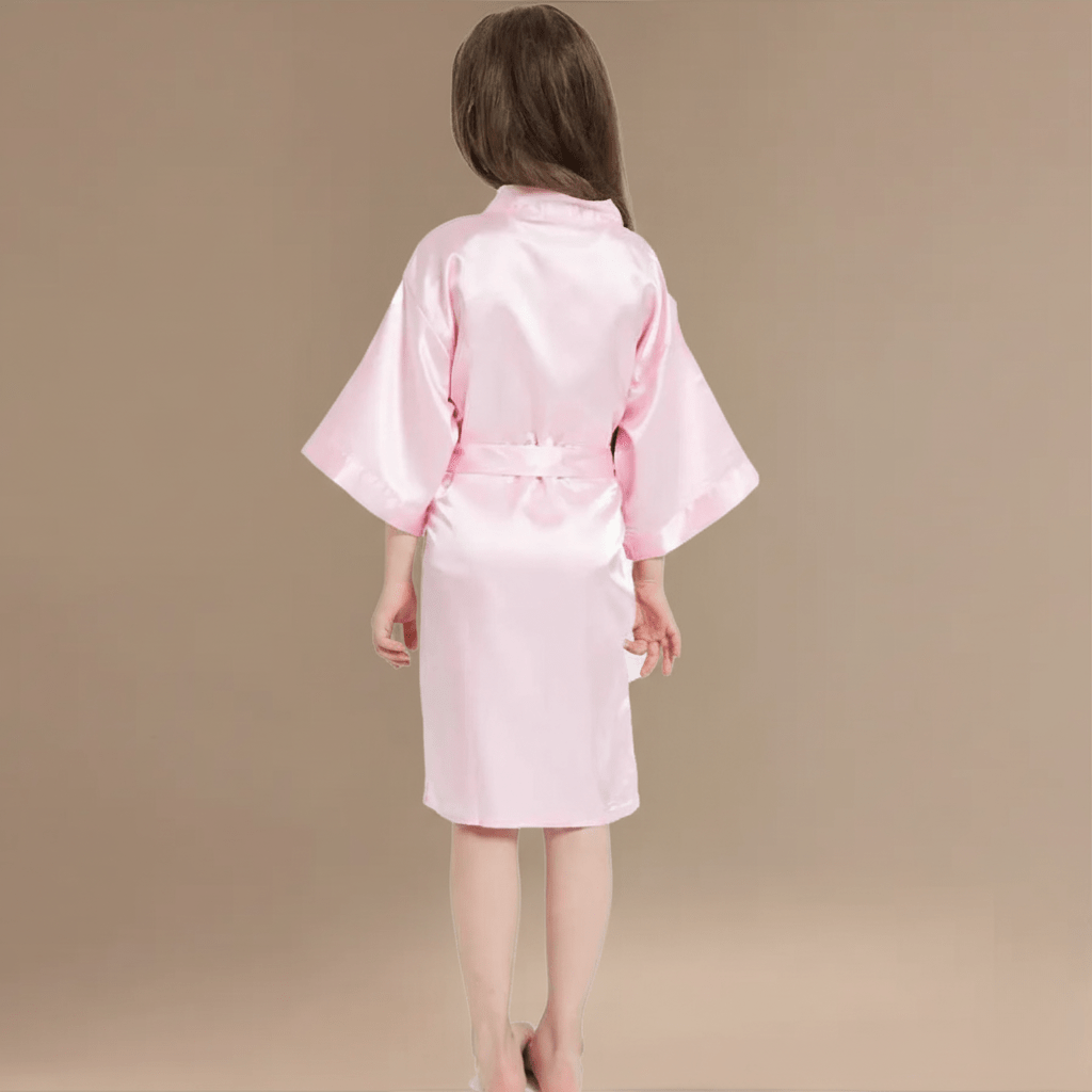 Peignoir Satin Fille – Élégance Douce et Confort Irrésistible