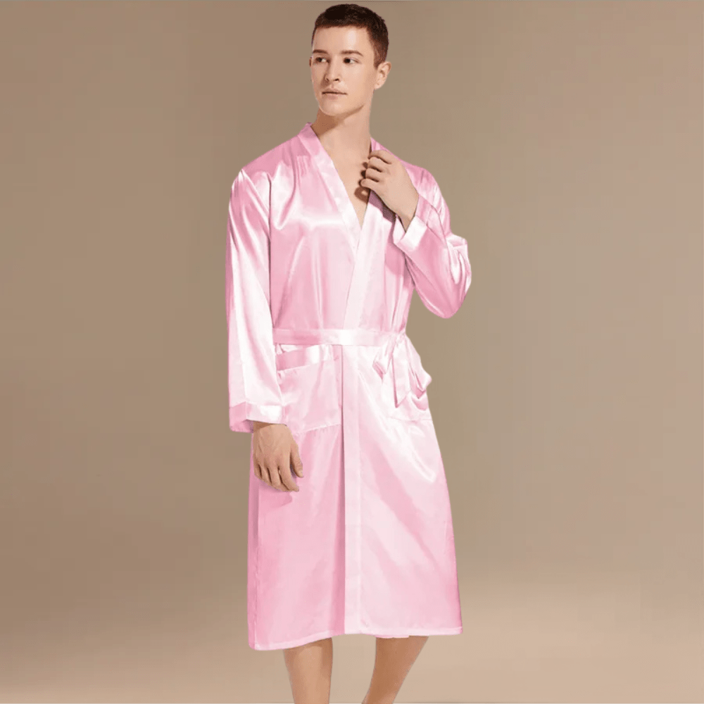 Peignoir Satin Homme – Élégance et Confort Inégalés à Découvrir