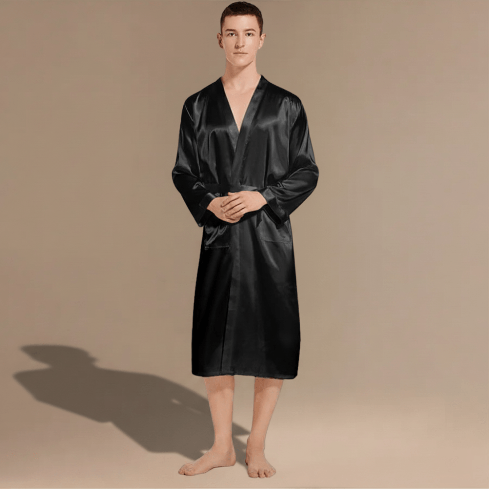 Peignoir Satin Homme – Élégance et Confort Inégalés à Découvrir