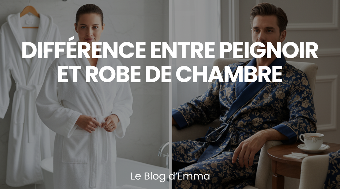 Différence entre un peignoir et une robe de chambre – Le Journal d'Emma