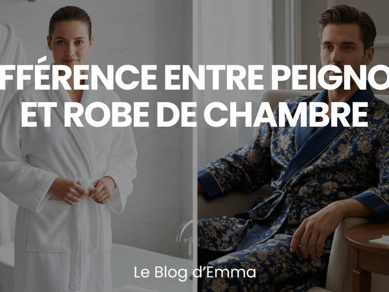 Différence entre un peignoir et une robe de chambre – Le Journal d'Emma
