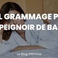 Quel grammage pour un peignoir de bain ? – Le Journal d'Emma