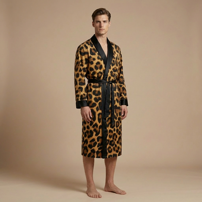 Peignoir Léopard Homme