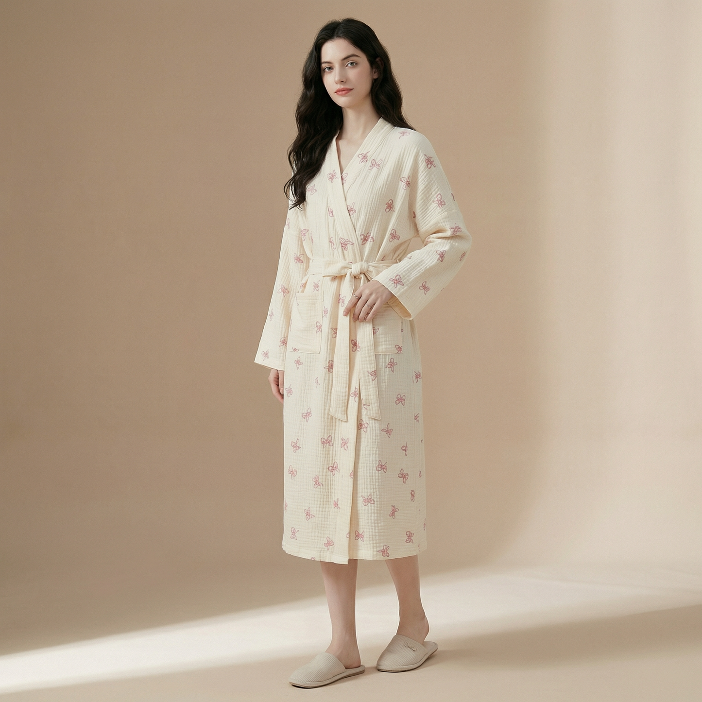 Peignoir Femme Long Léger